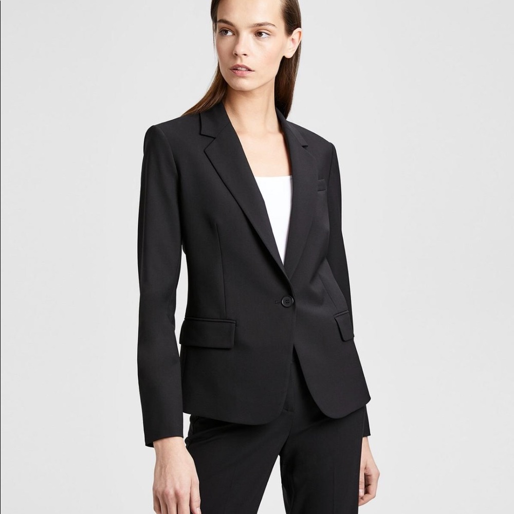 Theory Stretch Wool Gabe Blazer